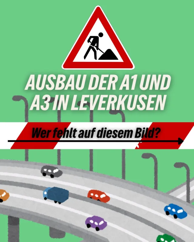 Autobahnausbau – aber unsere Alltagswege müssen bleiben.

Beim Ausbau von A1, A3 und Autobahnkreuz wollen wir Rad- und Fußwege von Anfang an mitdenken. Wichtige Verbindungen zwischen Stadtteilen und in die Region dürfen nicht einfach wegfallen. Wenn Sperrungen notwendig werden, müssen Ersatzwege rechtzeitig eingerichtet und sicher, direkt und barrierefrei geplant werden.

Denn auch während der Bauarbeiten müssen Menschen zu Fuß, mit dem Rad, im Rollstuhl oder mit Kinderwagen weiterhin gut von A nach B kommen können. Gleichzeitig wollen wir, dass transparent über den Stand der Maßnahmen informiert wird.

Darum haben wir beantragt, Rad- und Fußwege beim Autobahnausbau konsequent zu sichern.